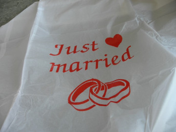 Skylamps - Just Married Tekst (10 stk.)